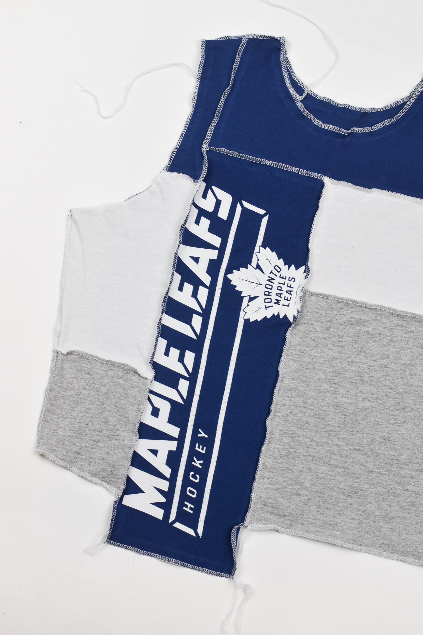 Upcycled Maple Leafs Scrappy Tank Top