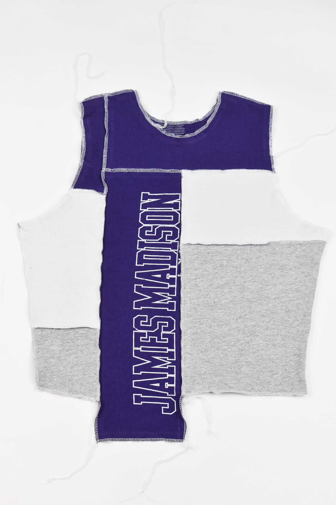 Upcycled James Madison Scrappy Tank Top