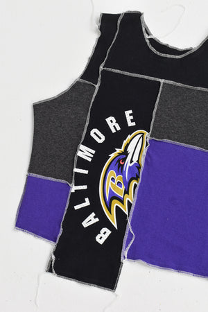 Upcycled Ravens Scrappy Tank Top