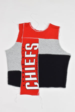 Upcycled Chiefs Scrappy Tank Top