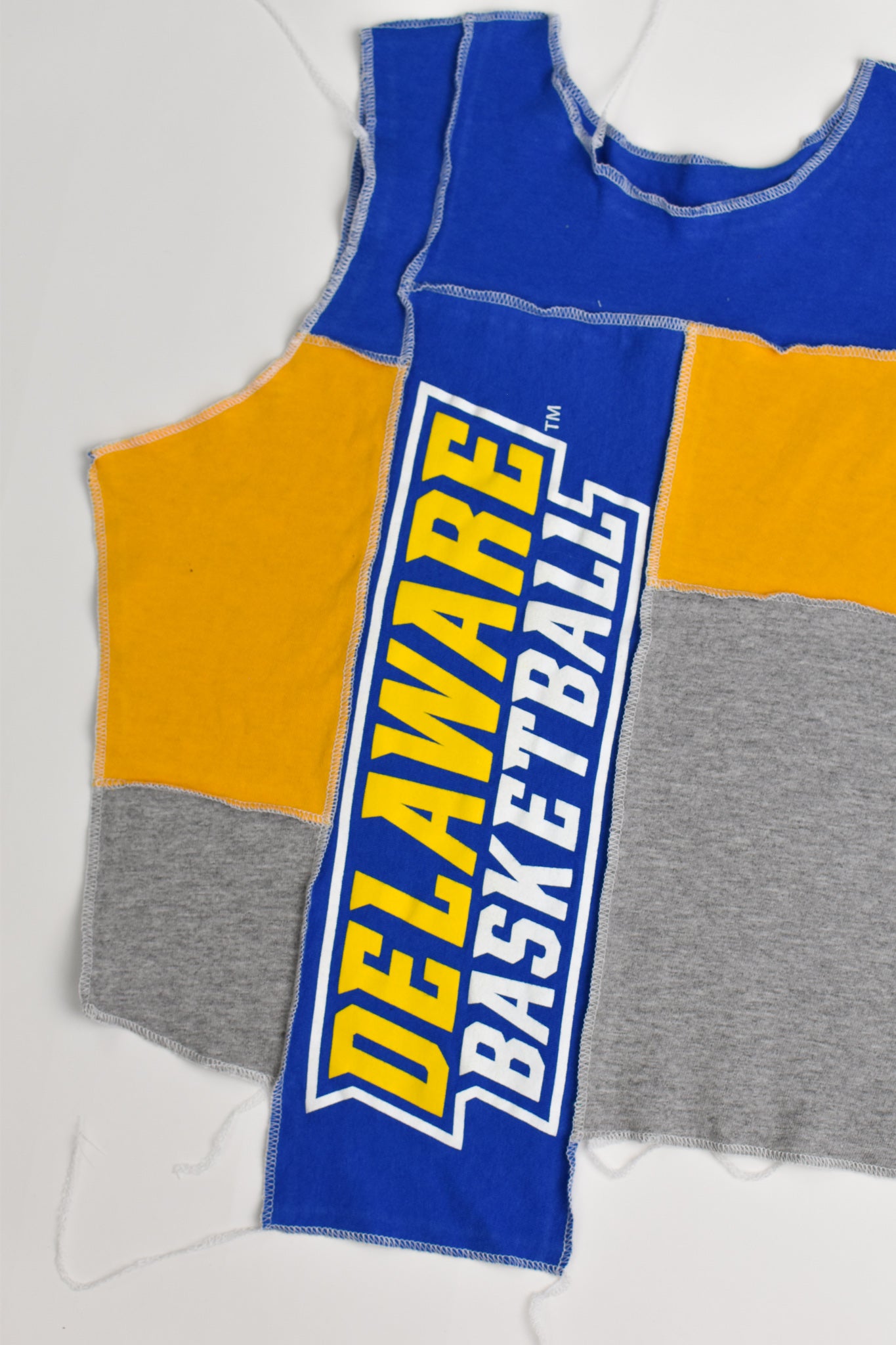 Upcycled Delaware Scrappy Tank Top