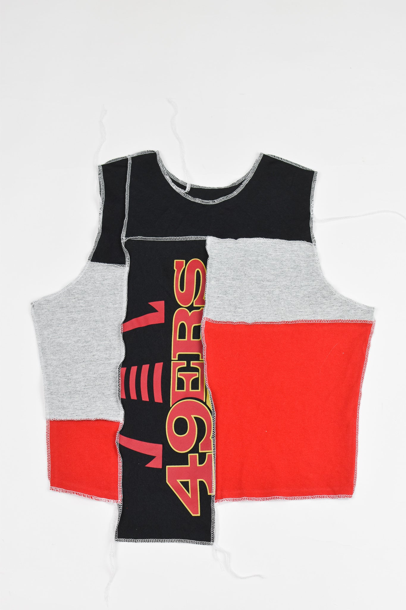 Upcycled 49ers Scrappy Tank Top