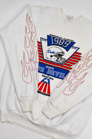 Upcycled Vintage Duke Flame Sweatshirt