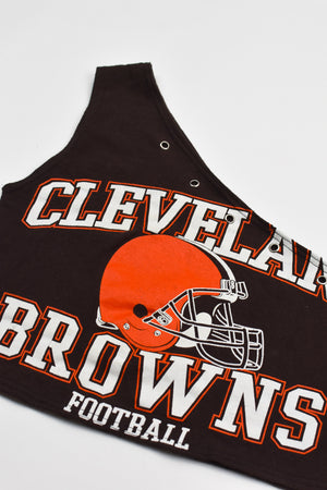Upcycled Browns One Shoulder Tank