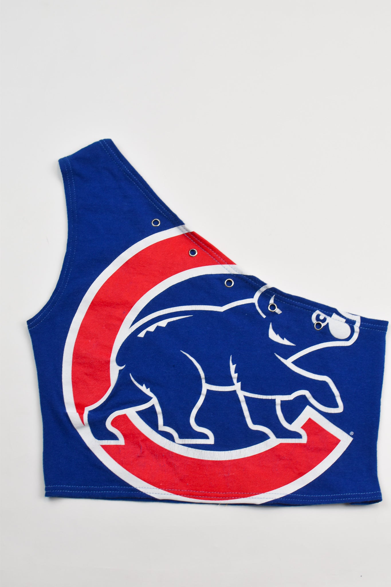 Upcycled Cubs One Shoulder Tank