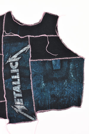 Upcycled Metallica Scrappy Top