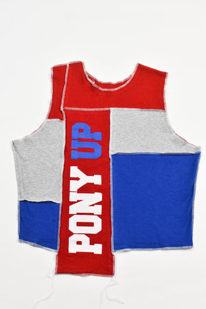 Upcycled SMU Scrappy Tank Top