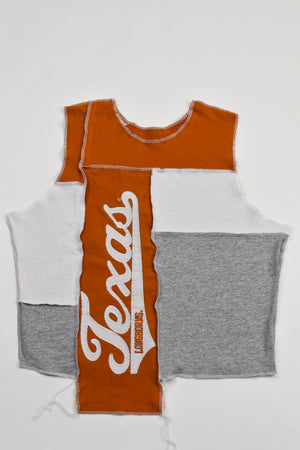 Upcycled Texas Scrappy Tank Top