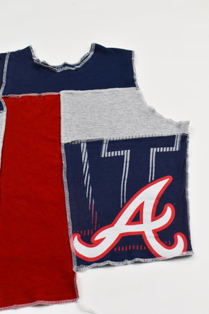 Upcycled Braves Scrappy Tank Top