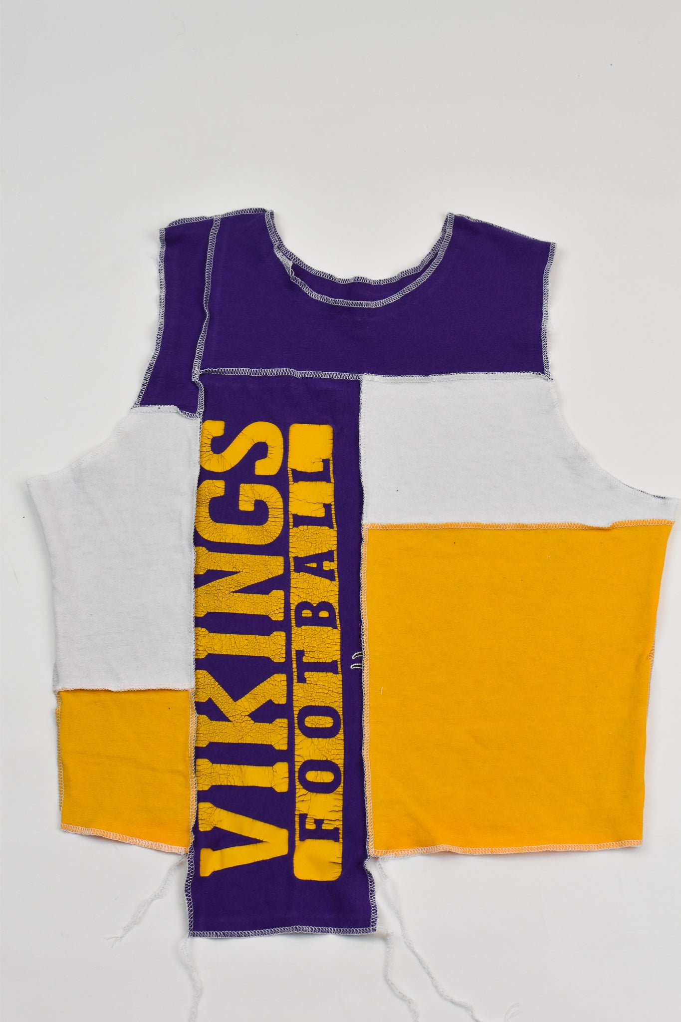 Upcycled Vikings Scrappy Tank Top