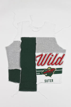 Upcycled MN Wild Scrappy Tank Top