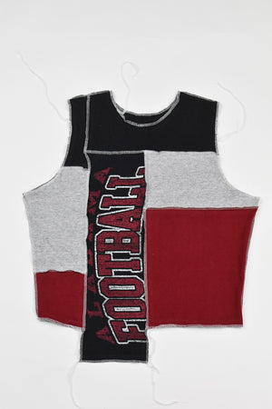 Upcycled Alabama Scrappy Tank Top