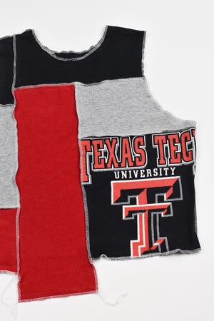 Upcycled Texas Tech Scrappy Tank Top