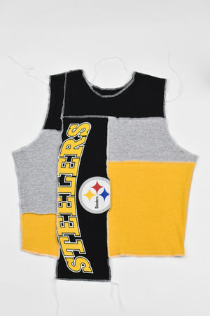 Upcycled Steelers Scrappy Tank Top