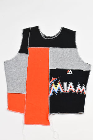 Upcycled Marlins Scrappy Tank Top