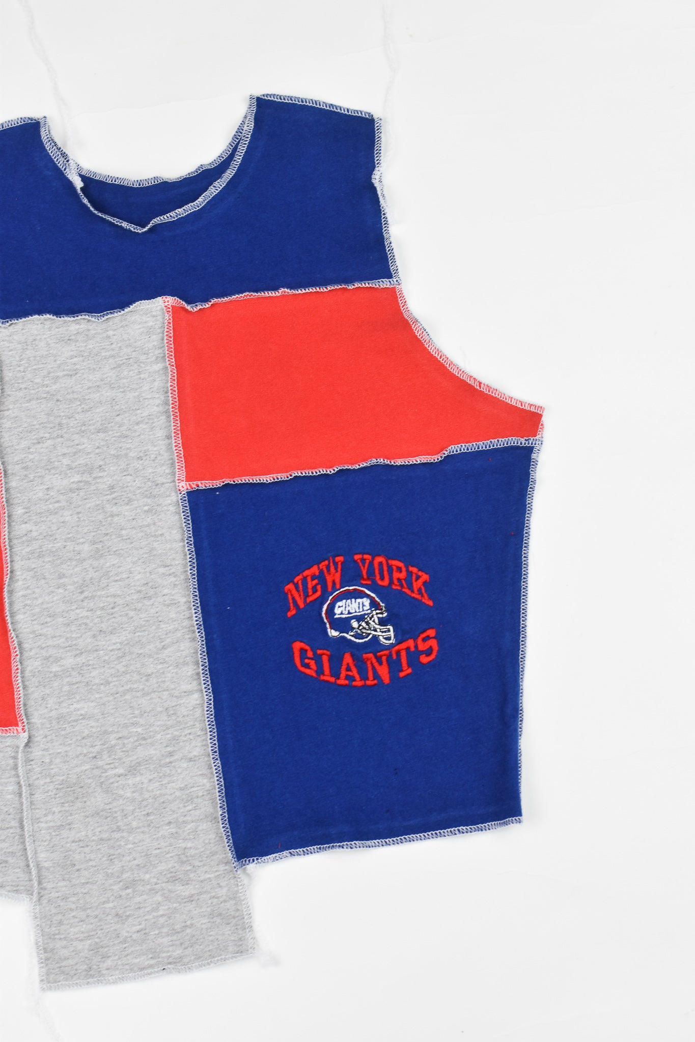 Upcycled NY Giants Scrappy Tank Top