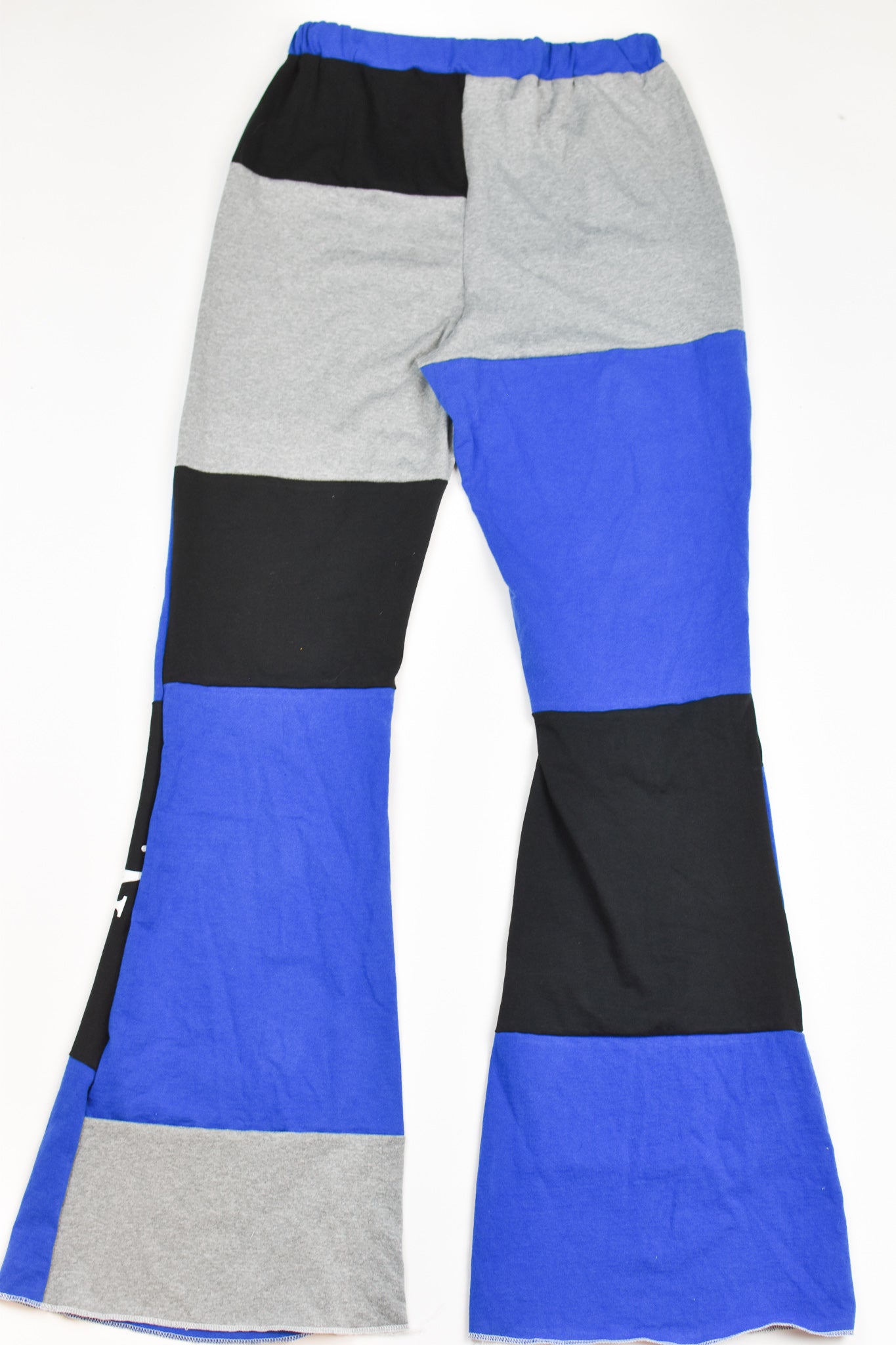 Upcycled Royals Patch Flare Pants