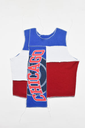 Upcycled Cubs Scrappy Tank Top