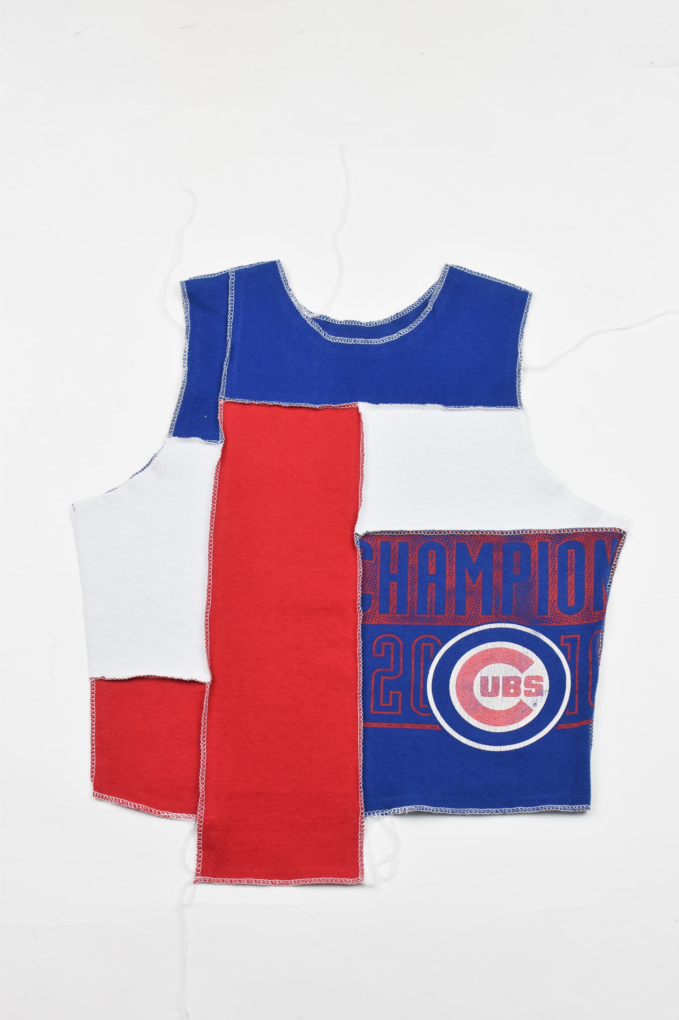 Upcycled Cubs Scrappy Tank Top