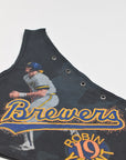 Upcycled Brewers One Shoulder Tank Top