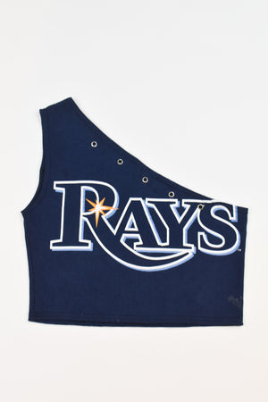 Upcycled Rays One Shoulder Tank