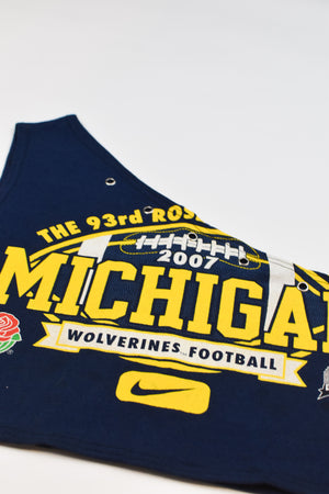 Upcycled Michigan One Shoulder Tank