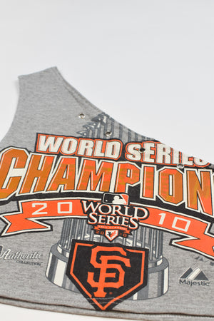Upcycled SF Giants One Shoulder Tank