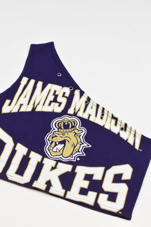 Upcycled James Madison One Shoulder Tank Top