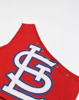 Upcycled Cardinals One Shoulder Tank Top