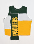 Upcycled Packers Scrappy Tank Top