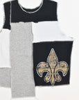 Upcycled Saints Scrappy Tank Top