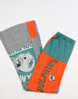 Upcycled Dolphins Patch Flare Pants