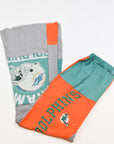 Upcycled Dolphins Patch Flare Pants