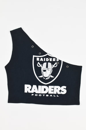 Upcycled Raiders One Shoulder Tank