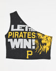 Upcycled Pirates One Shoulder Tank Top