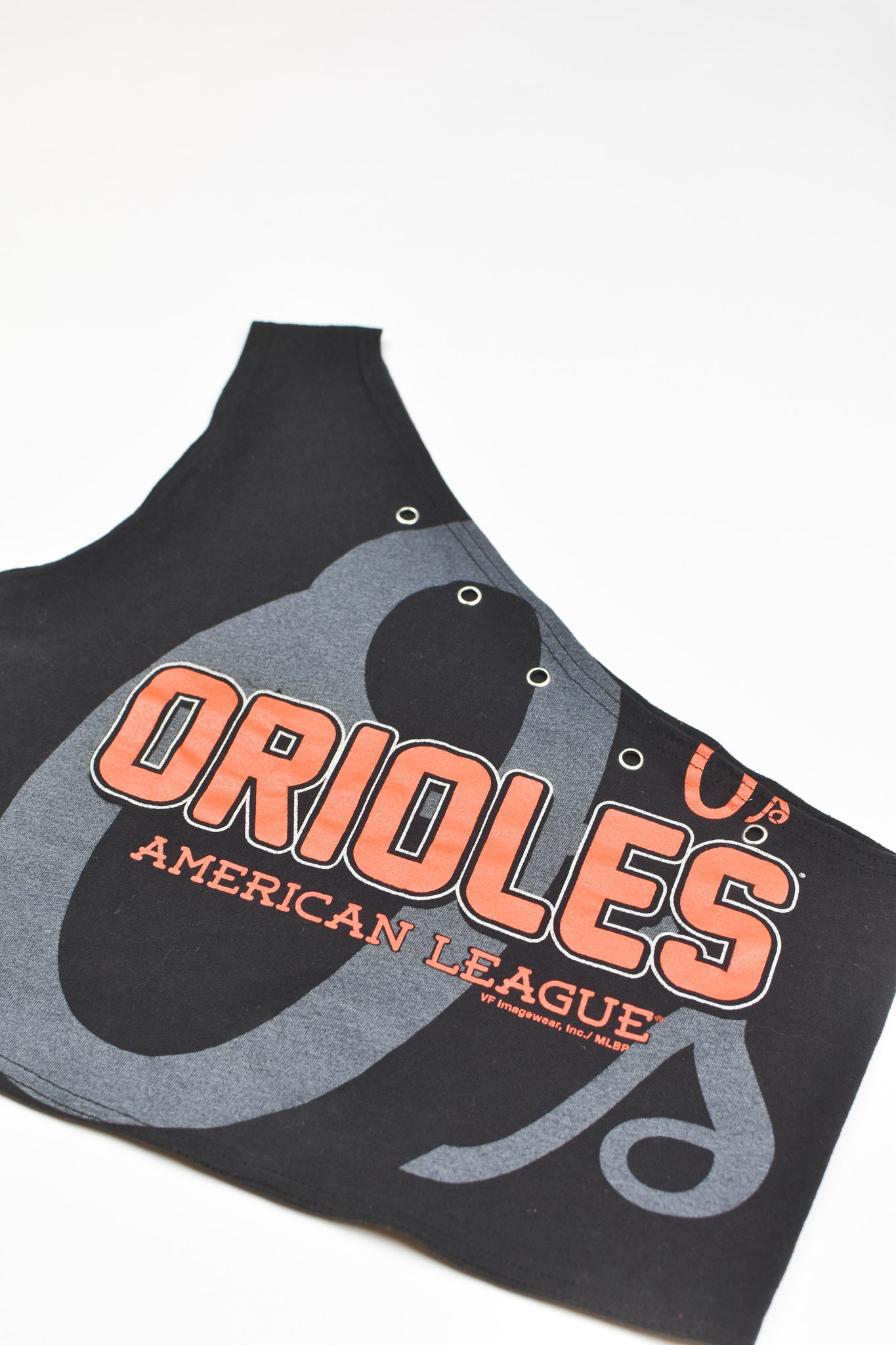 Upcycled Orioles One Shoulder Tank Top