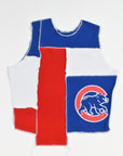 Upcycled Cubs Scrappy Tank Top