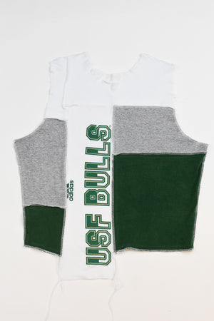 Upcycled USF Scrappy Tank Top