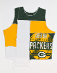 Upcycled Packers Scrappy Tank Top