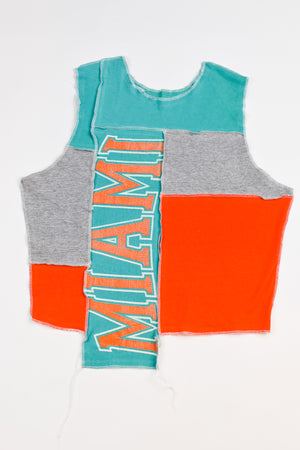 Upcycled Miami. Scrappy Tank Top