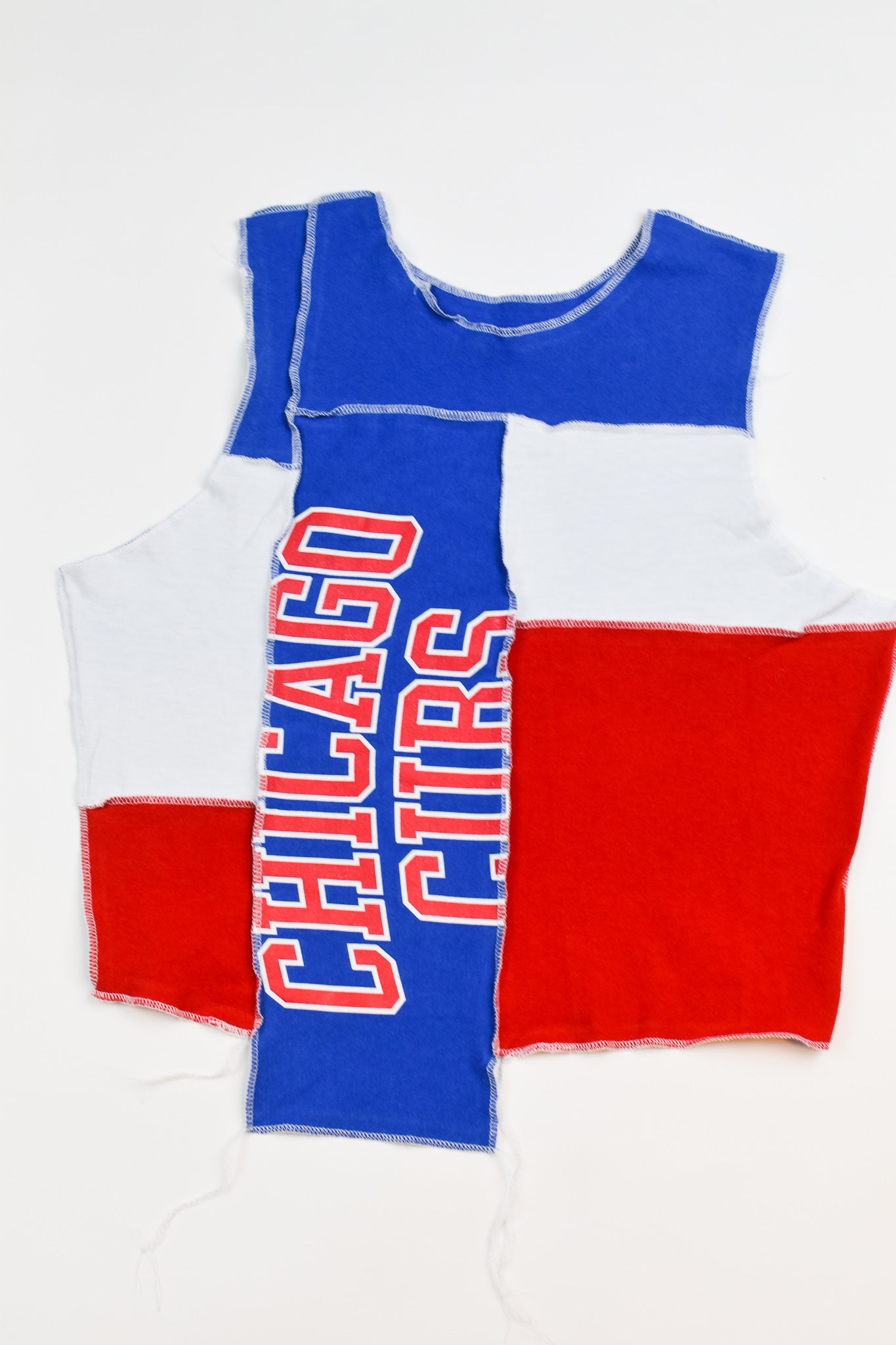 Upcycled Cubs Scrappy Tank Top
