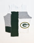 Upcycled Packers Scrappy Tank Top