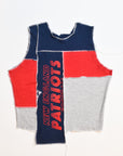 Upcycled Patriots Scrappy Tank Top