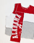 Upcycled Alabama Scrappy Tank Top