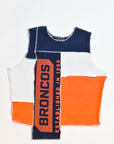 Upcycled Broncos Scrappy Tank Top