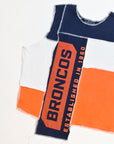 Upcycled Broncos Scrappy Tank Top