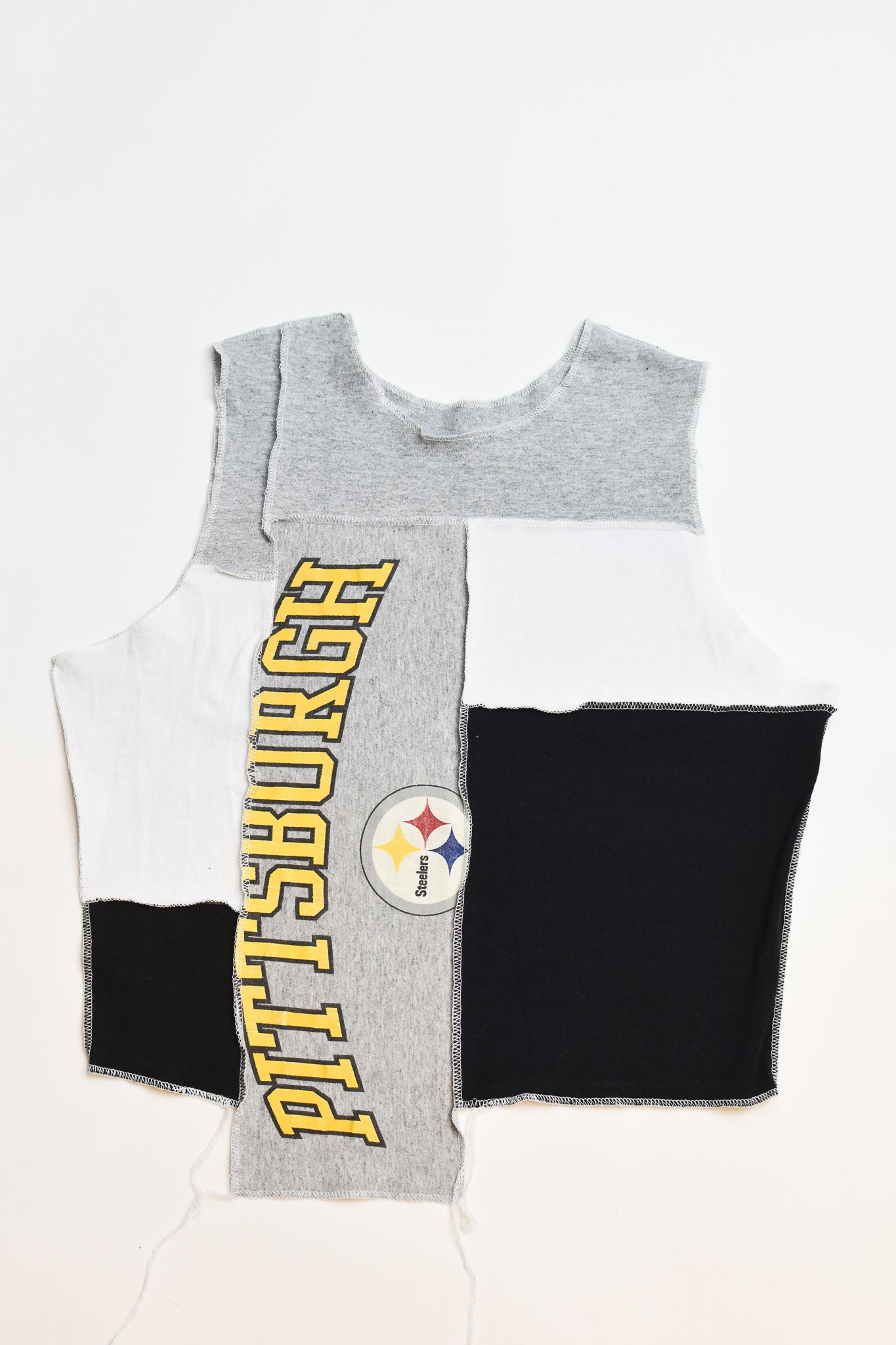 Upcycled Steelers Scrappy Tank Top