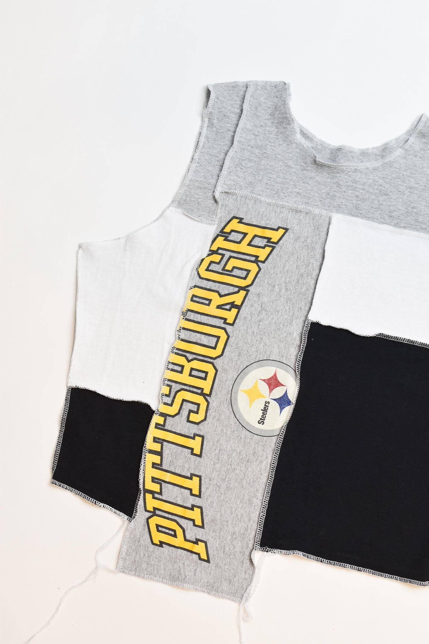 Upcycled Steelers Scrappy Tank Top