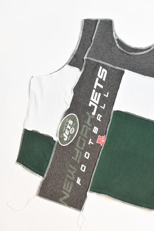 Upcycled Jets Scrappy Tank Top