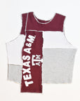 Upcycled Texas A&M Scrappy Tank Top